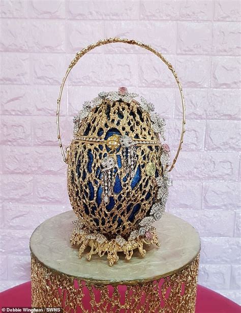 debbie wingham's upcycled egg bag|faberge egg purse.